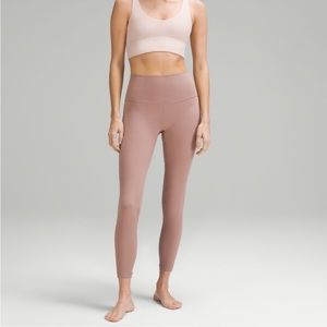 Lululemon Align High-Rise Pant 25" size 4 Twilight Rose